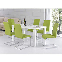 QinWenYan Sgabelli da Bar 2 sedie da Cucina da Cucina con robuste Gambe in Metallo Sedia da Bar (Color : White*2, Size : One Size)