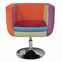 Tidyard Sedia Cubo Sgabelli da Bar e Pranzo, Patchwork Altezza Regolabile, Poltroncine Salotto, Casa Elegante e Semplice