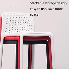 xxz Sgabello da Bar,Sedia da Bar,Materiale plastico PP Ecologico,Design impilabile,Texture Opaca Opaca,Facile da Pulire e prendersi Cura della Superficie,sgabelli Cucina