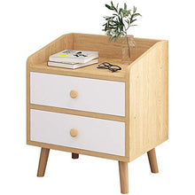 Comodino in legno comodino comodino comodino comodino camera da letto stand laterale libreria moderna con 2 cassetti mobili per casa ufficio salotto tavolino terminale