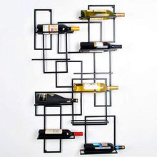 PWZ Pratica Semplicità Domestica Wallmounted Pratica Semplicità Domestica, Metal Iron Storage Pratica Semplicità Domestica Appesa 10 Bottiglie