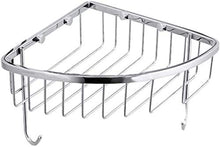 L.BAN Cestino per Doccia da Parete in Argento con 2 Ganci, Supporto per WC sospeso in Bronzo, Supporto per Organizer da Bagno in Acciaio Inossidabile per portaoggetti da Doccia