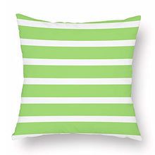 GSYYSZD Cuscino Pesca, Cuscino Divano Stampa Fronte-Retro Cuscino da tiro Due Pezzi (Cuscino + Federa) Tinta Unita, Striscia,Verde,Stripes