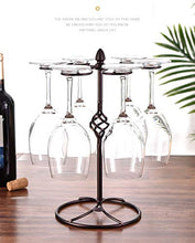 SELEZIONE Portabicchieri per vino rosso in ferro da stiro con coperchio portabicchieri con supporto per tazza da cucina e vino (bronzo scuro)