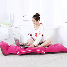 Divano Regolabile Poltrona per Adulto, Pavimento da Gioco Lettino Reclinabile Soggiorno Beanbag Kid Garden Divano per Sedersi Indoor E Outdoor Seater, Purple