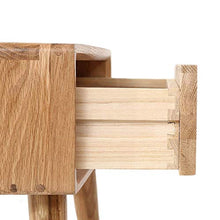 Elegante Semplicità Tavolino Comodino in Legno Semplice con un Cassetto Comodino per Camera da Letto Soggiorno per Camera da Letto, DTTX001