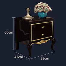Comodino comodino cassettiera cassettiera cassettiera, caldale in legno massello di legno semplice piccolo armadio armadio armadio camera da letto armadietto nero oro bianco notturno stand storage sta