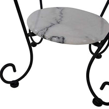 Tavolo in Marmo in Stile Country con ghisa - tavolino Antral