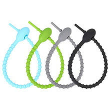 Hemoton 8Pcs Legami di Torsione del Cavo del Cavo del Silicone Avvolge Gestione Organizzatore all- Purpose Clip di Tenuta Sacchetto Riutilizzabile Tie per Il Cibo Saver per La Casa del