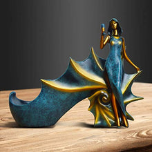 Garneck Portabottiglie a Forma di Lumaca di Mare Singolo Conca Ragazza Resina Portabottiglie di Vino Creativo Portabottiglie Portabottiglie di Vino Champagne per Bar di Casa