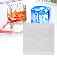 Rockyin Tazza di tè del Silicone sottobicchiere Muffa DIY Flessibile Bowl Mat Photo Frame Mould (Piazza)