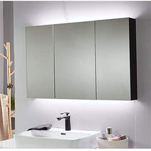 NINAINAI Mirror Cabinet Armadietto Triplo della Porta del Cabinet della Medicina di Alluminio di Alta qualità del Cabinet del Cabinet del Cabinet del gabinetto per Il Bagno Bathroom Furniture