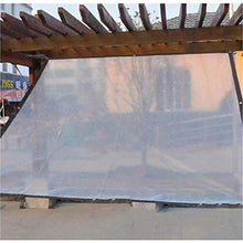 TRITTHOCKER Tarpa Impermeabile, Tenda da Sole per Balcone, Spessore 0,12mm, Tetto Che Copre la Tela,2x7