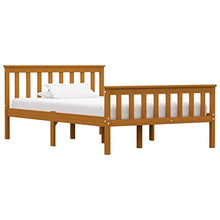 SKM Giroletto con 2 Cassetti Marrone Miele Legno di Pino 120x200 cm (31.85kg)