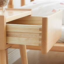 Mobili Tavolino, Comodino in Legno massello Comodino Moderno Nordico Soggiorno Divano Tavolino Armadietto con cassetti Tavolo angolare Comodino Camera da Letto