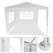HG® Tenda da giardino 3 x 3 m, impermeabile, per campeggio, eventi, con tubi in acciaio, materiale stabile e di alta qualità