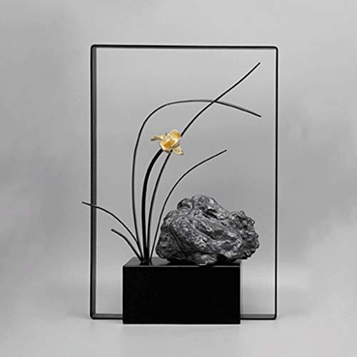ZYING Creative Iron Art Home Soggiorno Wine Cabinet Ingresso TV Cabinet Office Zen Lucky Decorations (Color : B)