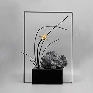 ZYING Creative Iron Art Home Soggiorno Wine Cabinet Ingresso TV Cabinet Office Zen Lucky Decorations (Color : B)