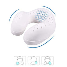FSGD Cuscino a Forma di U Lattice Naturale, cervicale Vertebre del Collo Collo Cuscino a Forma di u Maschio e Femmina Cuscino Capo Cuscino Collo Domestico di Corsa