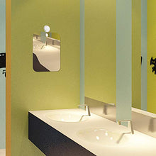 D&Y Specchio per Doccia da Barba Senza Nebbia, Specchio per Doccia Antinebbia in Acrilico, Specchio da Barba per Uomo, Specchio da Barba Portatile da Viaggio, per Bagno della Camera da Letto