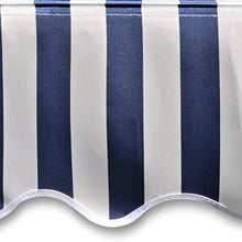 Estink - Telo per tenda da sole impermeabile, anti-UV, 3 x 2,5 m, colore: Blu e Bianco