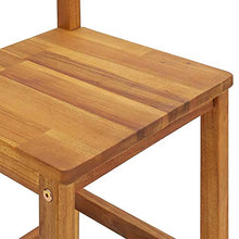 Tidyard Set 4 pz Sedie da Bar Alte in Legno Massello Acacia con Schienale,Sedie da Cucina Alte con Schienale in Legno Massello,Sedie Alte,Sbagelli da Bar Alti in Legno Massello 42x36x110 cm