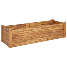 Letto Rialzato da Giardino 160x60x44 cm Legno Massello d'Acacia