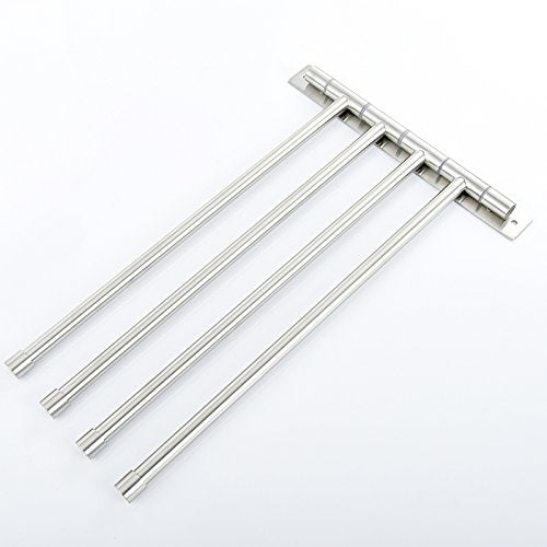 MBYW Portasciugamani Moderno Minimalista Portasciugamani Elegante per Il Bagno di Moda Portasciugamani da Bagno Mobile in Acciaio Inox 304 Girevole, Regolabile in Base all'impugnatura