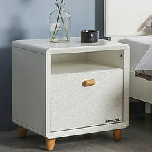 Comodini Inizio Camera Ufficio verniciato Comodino semplice legno Mobile con cassetti Mobili Camera Da Letto Armadi Comodino con cassetto ( Colore : Bianca , Dimensione : 43.8X42.4X49.8CM )