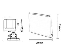 Accessori da bagno - Posti a sedere sgabello da doccia a parete montato girevole seduta con le braccia con Back Bath Chair antiscivolo pieghevole parete doccia Sgabelli Parete doccia Sedile sgabello (