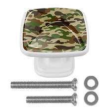 Motivo mimetico 4 PCS Pomelli per Porta, Pomolo per Mobile, Pomelli per Mobili con Viti, Maniglia per Armadietto, Pomelli per Porta, Pomelli per Cassetti per Porta, Armadio, Cassetto e Credenza