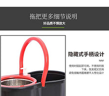 SSAYY Mop Tampone Rotante con Trascinamento Manuale A Doppia unità