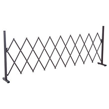 Outsunny - Barriera estensibile retrattile, barriera di sicurezza, 250 x 31 x 104 cm, in alluminio, colore: Cioccolato