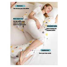 Gravidanza Pillow U-Shape Nursing Full Body Pillow completa di cuscini e il sostegno della maternità con il supporto di estensione staccabile for Back Fianchi Gambe ventre for donne incinte, Blu Huang