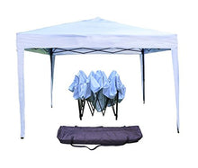 FP-TECH - Gazebo Pieghevole Giardino 3X3 Automatico RICHIUDIBILE Fisarmonica Stand Fiera Verde O Bianco (Gazebo Bianco)