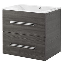 Fackelmann Set di mobili da Bagno Como Mobiletto da Bagno/lavabo/Specchio