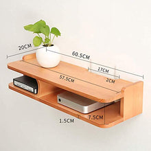 Semplicità Elegante Scaffale a Muro Scaffalature Sospese Scaffali Porta Tv Console Di Gioco Lettori Dvd Resistente Al Calore Resistente Alla Caduta Soggiorno Camera da Letto, 2 Dimensioni, HJJ, B,