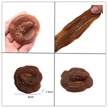 TOYANDONA 3Pcs Giocattoli Cacca Finta Merde Realistiche novità Scherzo Scherzo Giocattoli Ingannevoli Divertenti Giocattoli di Decompressione per I Pesci D'aprile Bomboniere Festa Forniture Marrone