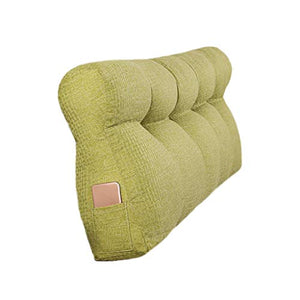 Cuscino per divano, lavabile, facile da pulire, per camera da letto, soggiorno, per genitori, amanti del bambino, cuscino di riposo, Puro cotone., Verde, 180 cm