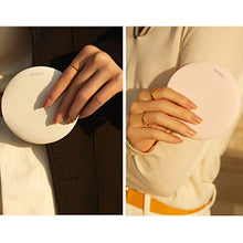 dhcsf Specchio per Il Trucco a LED con Lampada Portable Fill Light Mirror (Small) Dimellente Specchio per Il Trucco Portatile Piccolo Specchio Rotondo