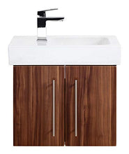 Mobile bagno con lavabo Geberit Icon XS 53cm a sinistra noce