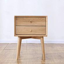 ZFB8B Comodini Nordic all-Solido Legno Comodino Rovere Comodino in Stile Giapponese Camera Locker Due cassetti Vendite dirette della Fabbrica 1PCS