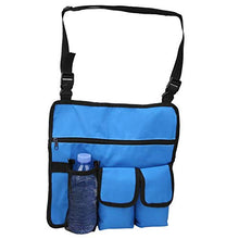 Sacco portaoggetti per Sedia da Spiaggia Tessuto Oxford 600D per Sdraio da Piscina per Giardino Esterno Lettino Prendisole Sedia a Sdraio per sedie a Sdraio(Blue)