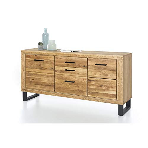 Elfo Klara - Cassettiera in legno di rovere massiccio oliato