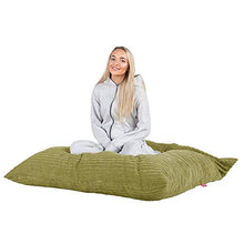 Lounge Pug®, Cuscino Pouf Sacco XL, C450L CloudSac, Pieno De Fiocchi di Lattice e Poliestere, Corda Classica - Lime