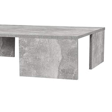 [en.casa] Tavolino da caffè/da Divano 21 x 90 x 60 cm Tavolo Basso da Salotto/Soggiorno in Forma Rettangolare Struttura Semplice e Moderna - Effetto Cemento