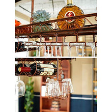 WLABCD Scaffale per Vino, Parete, Bar, Ristorante, Bottiglia per Vino, Scaffale per Scaffali, Supporto, Soffitto S, Sc a Soffitto, Portavolatrice Regolabile,100 * 25 Cm.