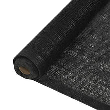 Festnight Rete per Privacy, Tenda da Sole per Esterno in HDPE 1,5x25 m Nera