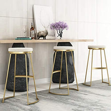 Dongy Sgabello da Bar, Sgabello da Cucina, Sgabello in Ferro, Seggiolone, Poltrona da Casa, Sgabello for Salone di Bellezza (Color : 3#)
