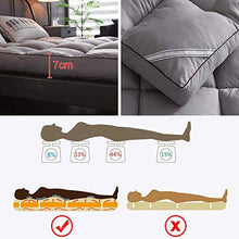 YAHAO Futon Materasso,Giapponese Tradizionale Futon Materasso,Pieghevole Materasso Tatami Morbida Tridimensionale Ipoallergenico Alberghi Ospite Tatami Stuoie Bed Materasso,Gray-135 * 200cm